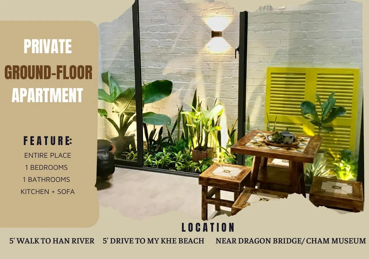 Uri House, 1- 2 Bedroom Tourism Apt, 5' Walk Dragon Bridge Da Nang